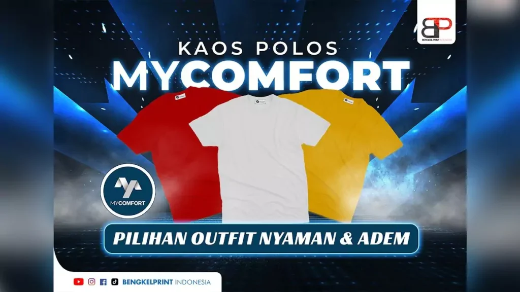 Kenalan Yuk Sama Kaos Polos MyComfort Surabaya