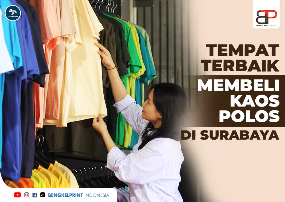 tempat terbaik membeli kaos polos